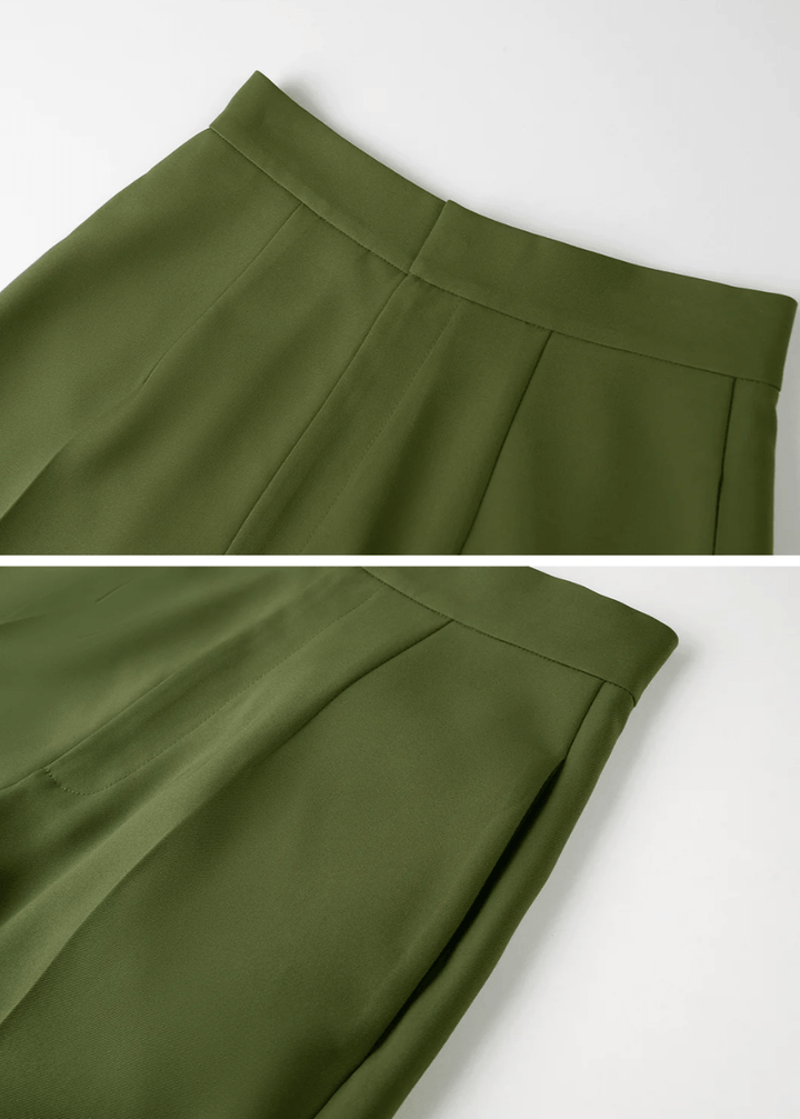 retro green drape jacket - Vera Lumina