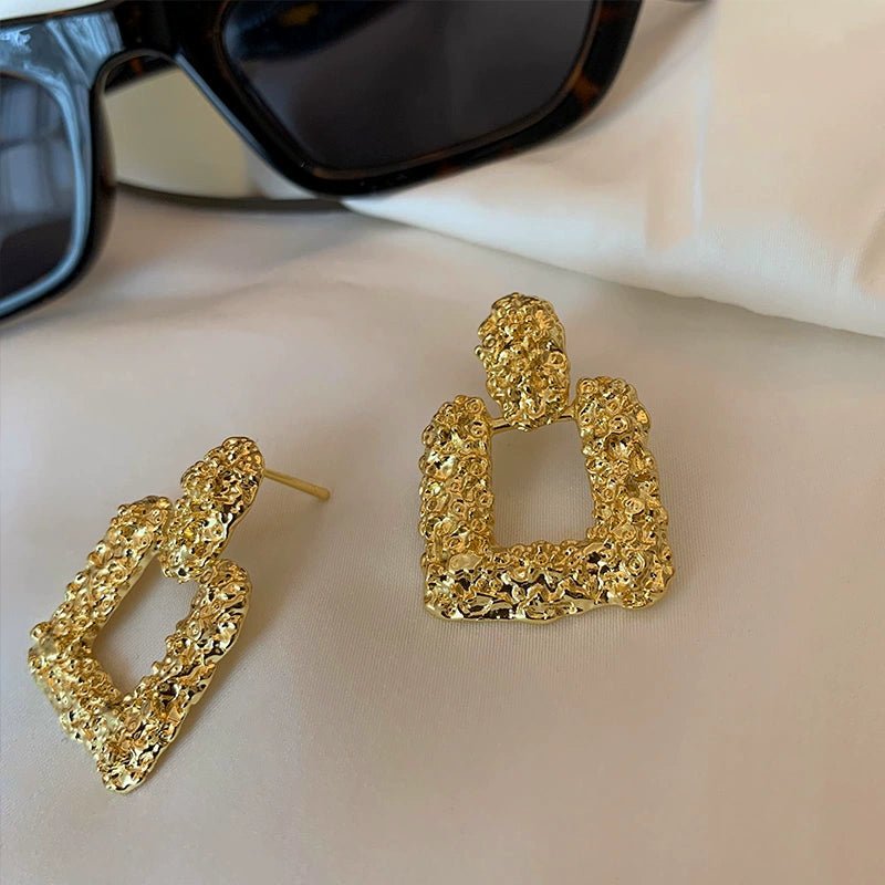 Retro square earrings - Vera Lumina