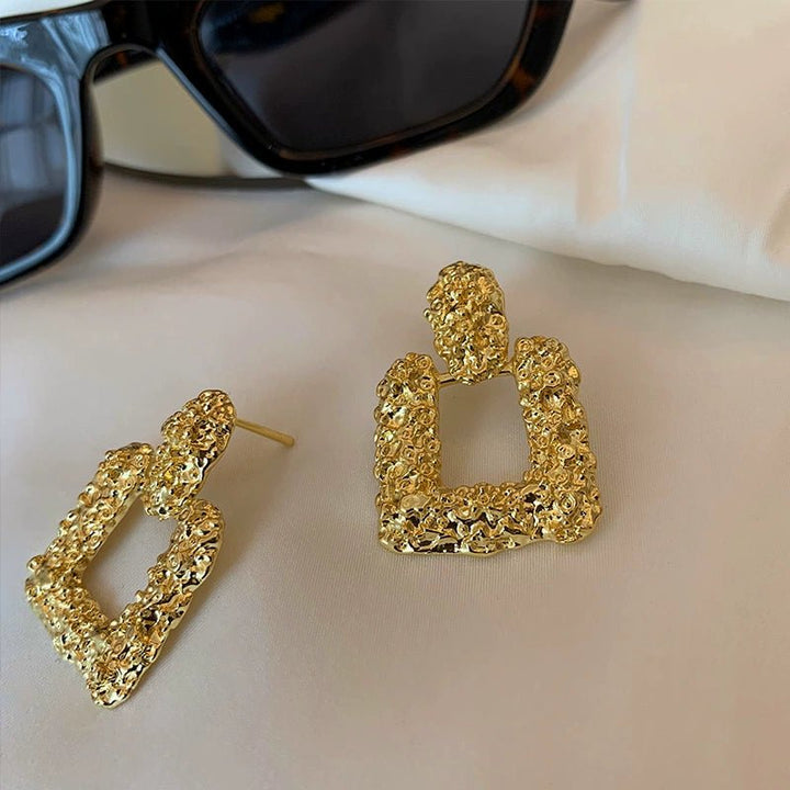 Retro square earrings - Vera Lumina