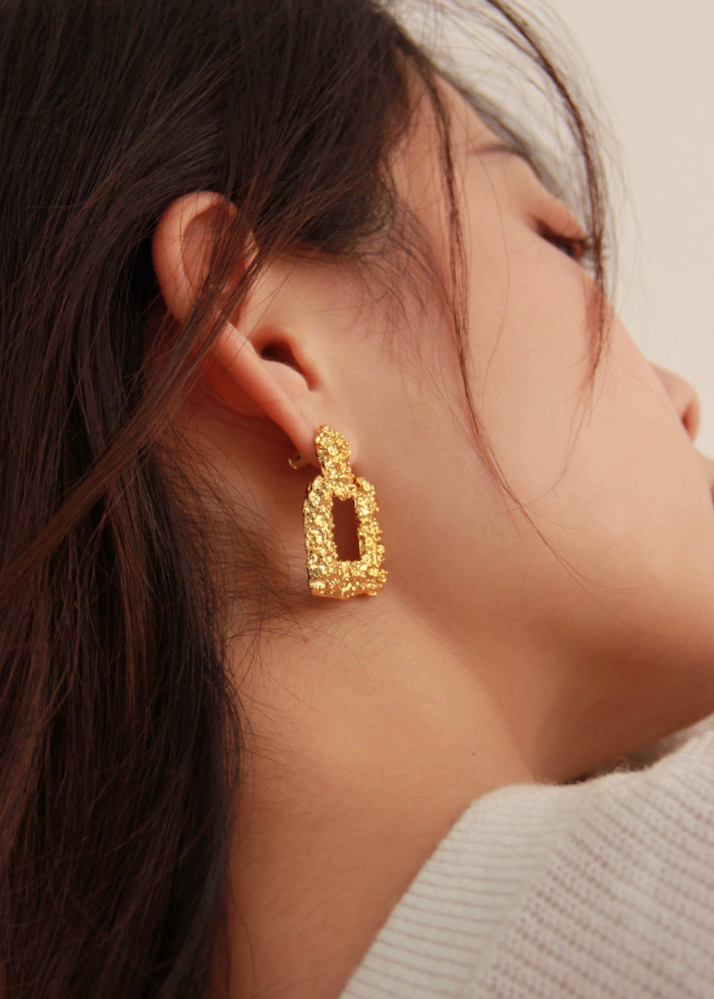 Retro square earrings - Vera Lumina