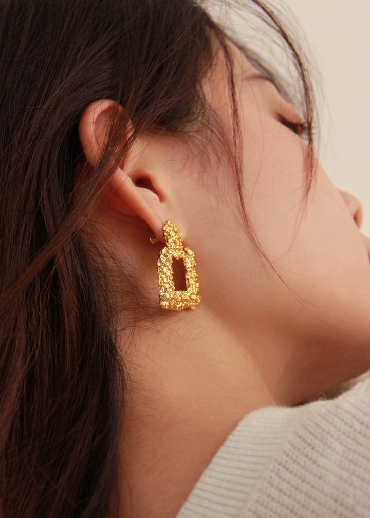 Retro square earrings - Vera Lumina