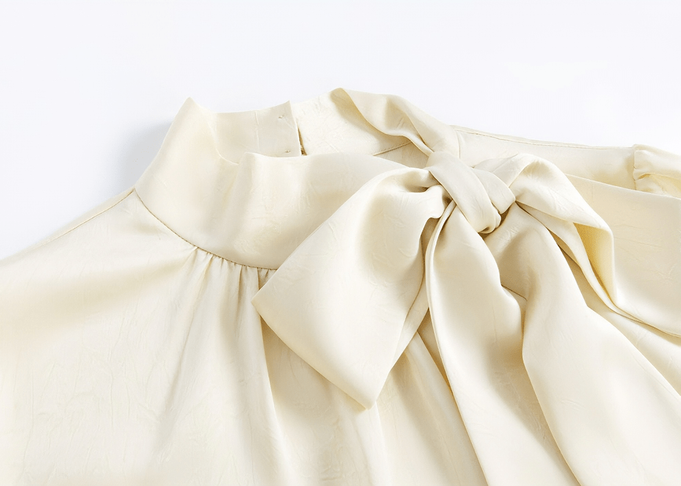 REVERENCE BOW BLOUSE - Vera Lumina