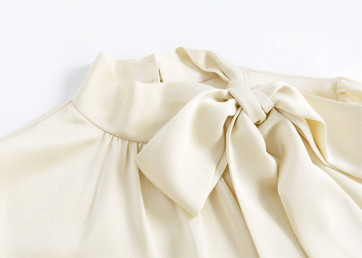 REVERENCE BOW BLOUSE - Vera Lumina