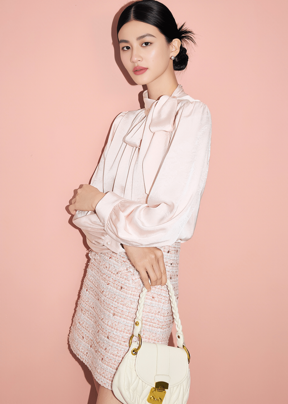 REVERENCE BOW BLOUSE - Vera Lumina