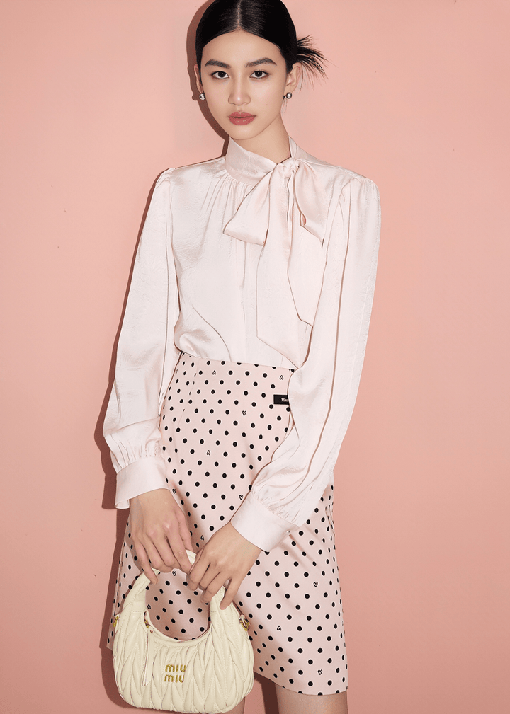REVERENCE BOW BLOUSE - Vera Lumina