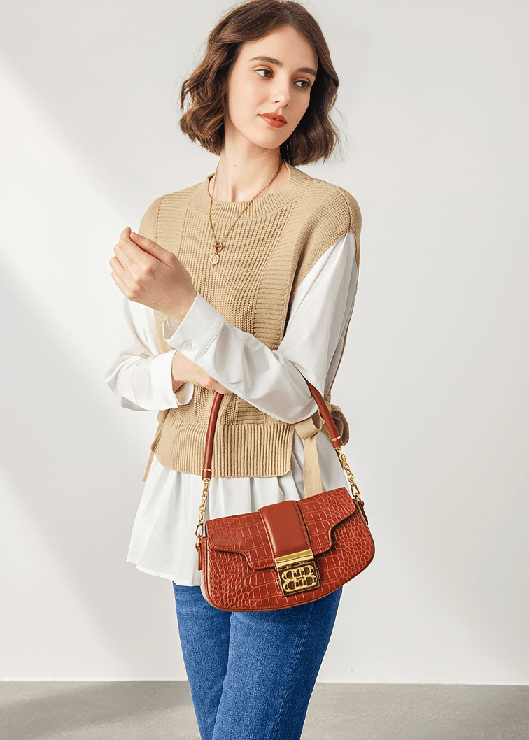 RIBBED KNIT VEST LAYERED BLOUSE - Vera Lumina