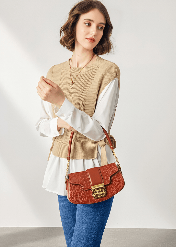 RIBBED KNIT VEST LAYERED BLOUSE - Vera Lumina