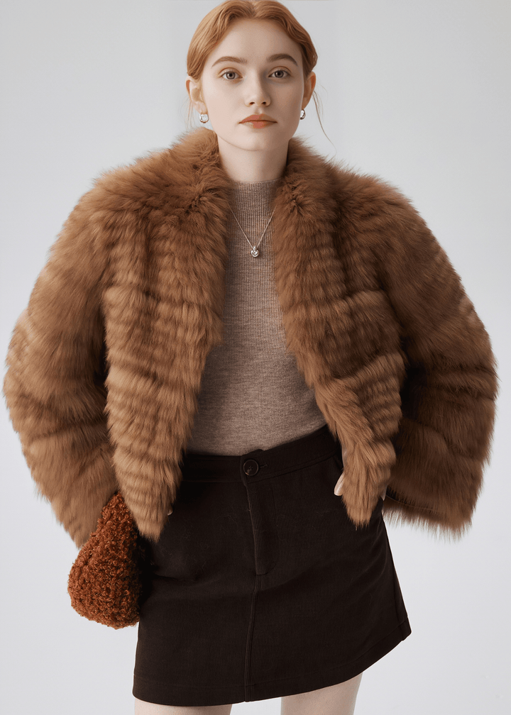 RIPPLE FUR JACKET - Vera Lumina