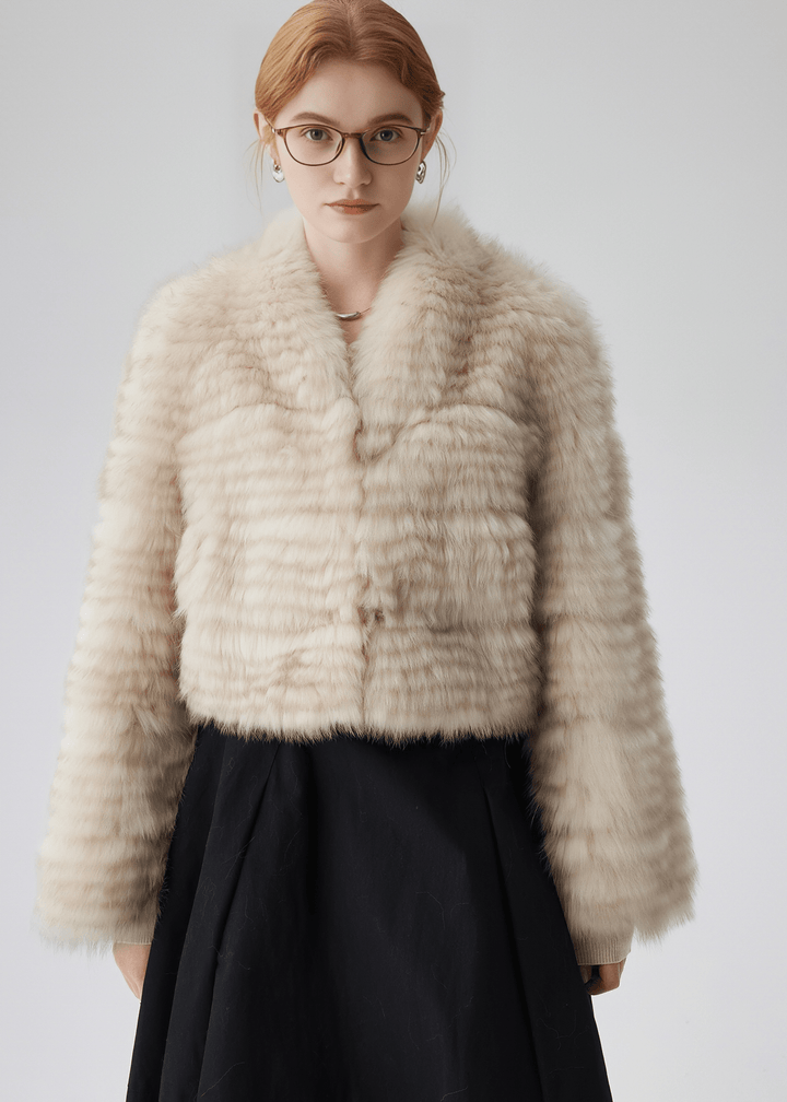 RIPPLE FUR JACKET - Vera Lumina