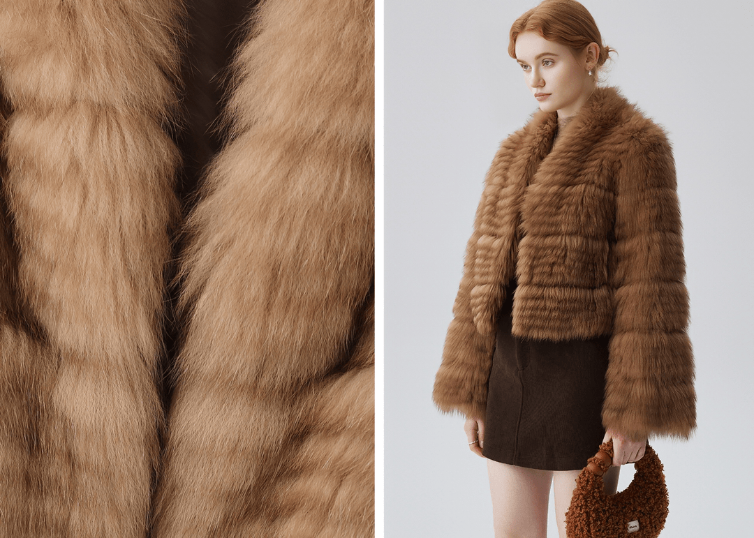 RIPPLE FUR JACKET - Vera Lumina