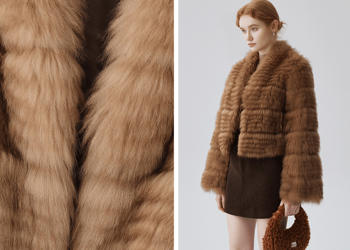 RIPPLE FUR JACKET - Vera Lumina