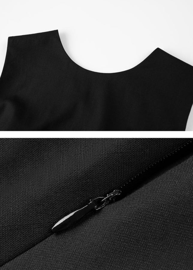 round neck backless dress - Vera Lumina