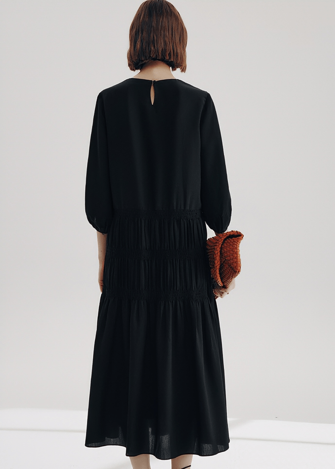 SCULPTURAL BALLOON TIER DRESS - Vera Lumina