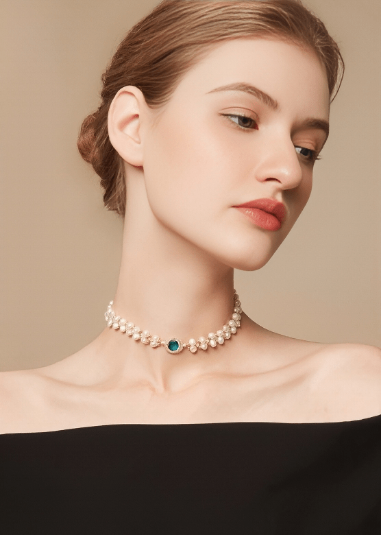SEA GODDESS GEM CHOKER - Vera Lumina