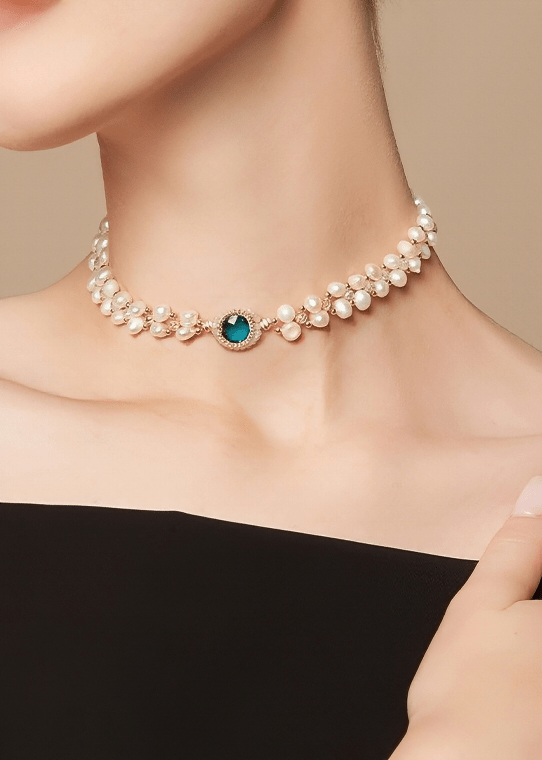SEA GODDESS GEM CHOKER - Vera Lumina