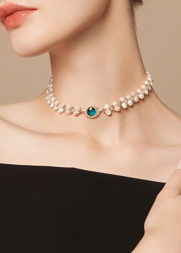SEA GODDESS GEM CHOKER - Vera Lumina