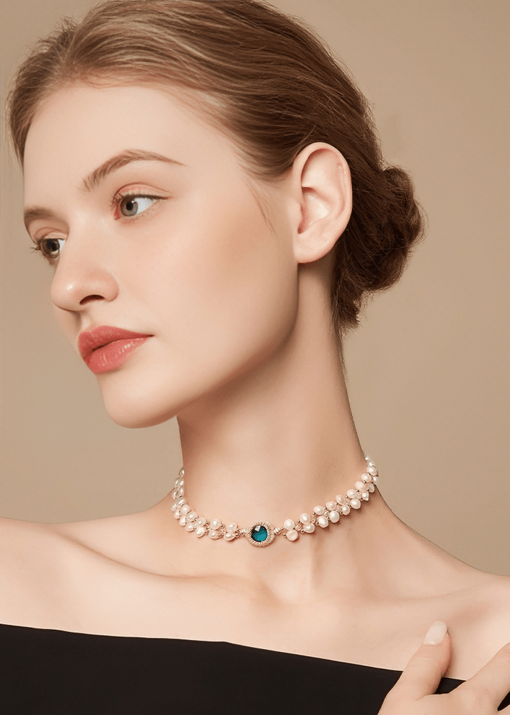 SEA GODDESS GEM CHOKER - Vera Lumina