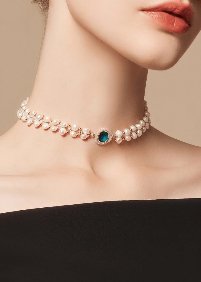 SEA GODDESS GEM CHOKER - Vera Lumina