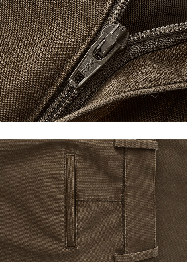 SEAMED CARGO TROUSERS - Vera Lumina
