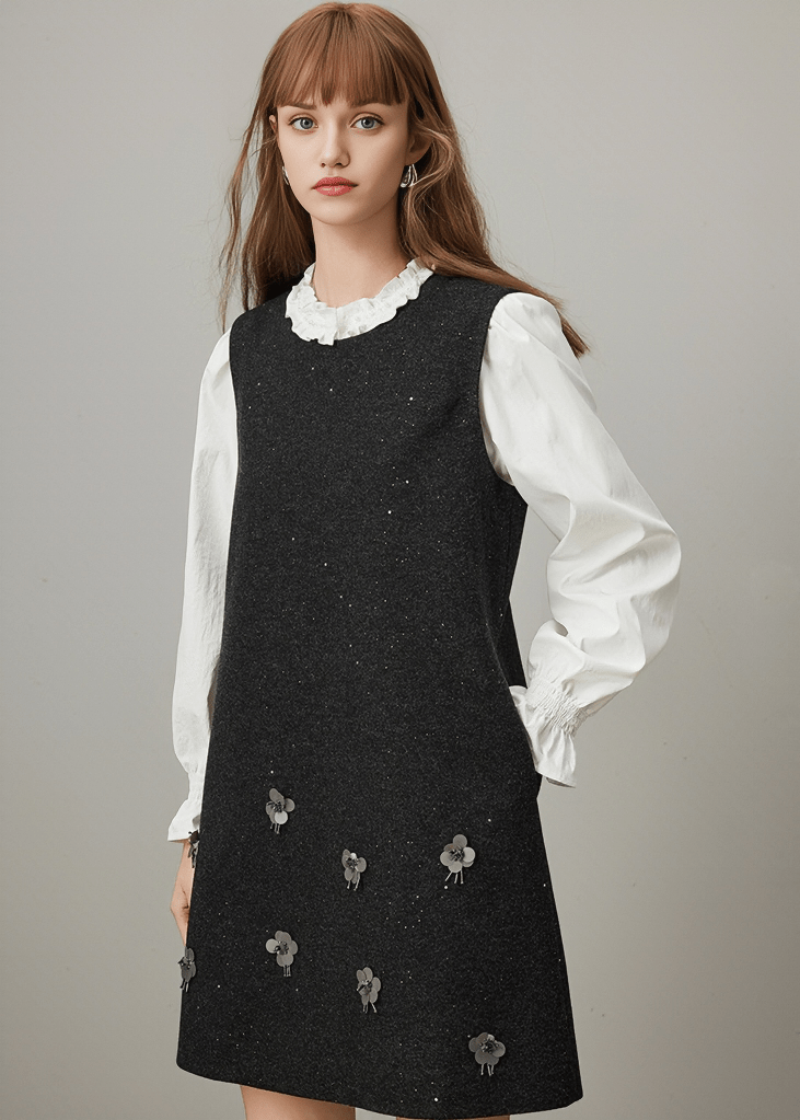 SEQUIN DAISY BLOUSE&JUMPER - Vera Lumina