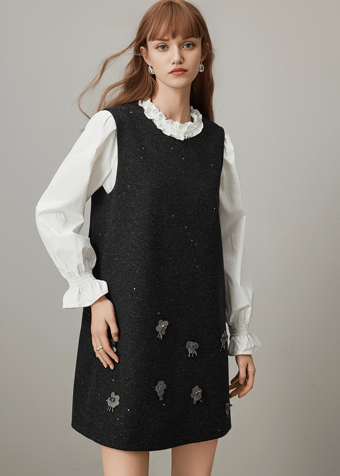 SEQUIN DAISY BLOUSE&JUMPER - Vera Lumina