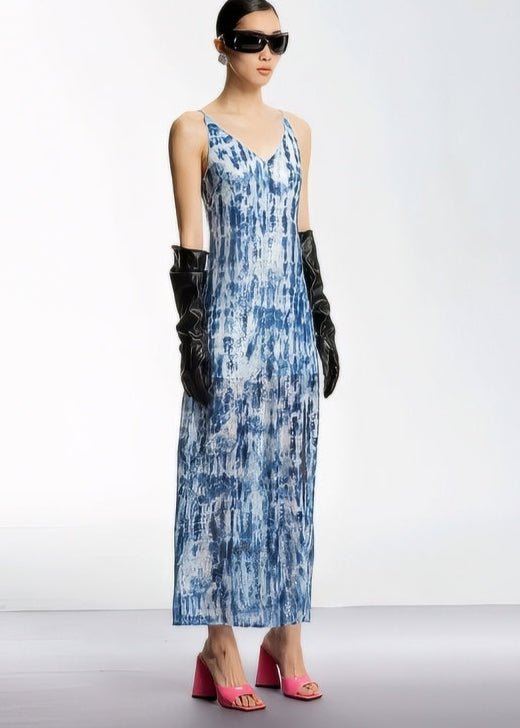 sequined slip cocktail dress - Vera Lumina
