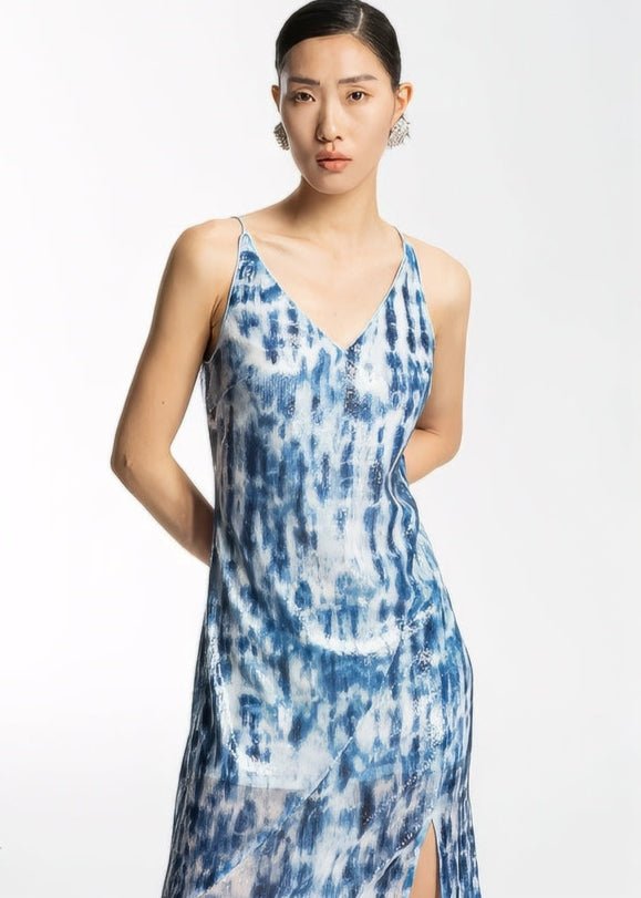 sequined slip cocktail dress - Vera Lumina