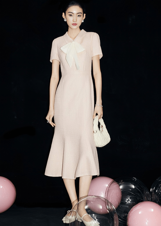 SERENADE BOW DRESS - Vera Lumina
