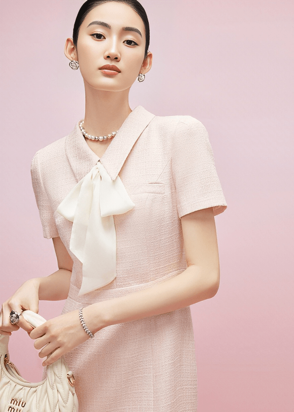 SERENADE BOW DRESS - Vera Lumina