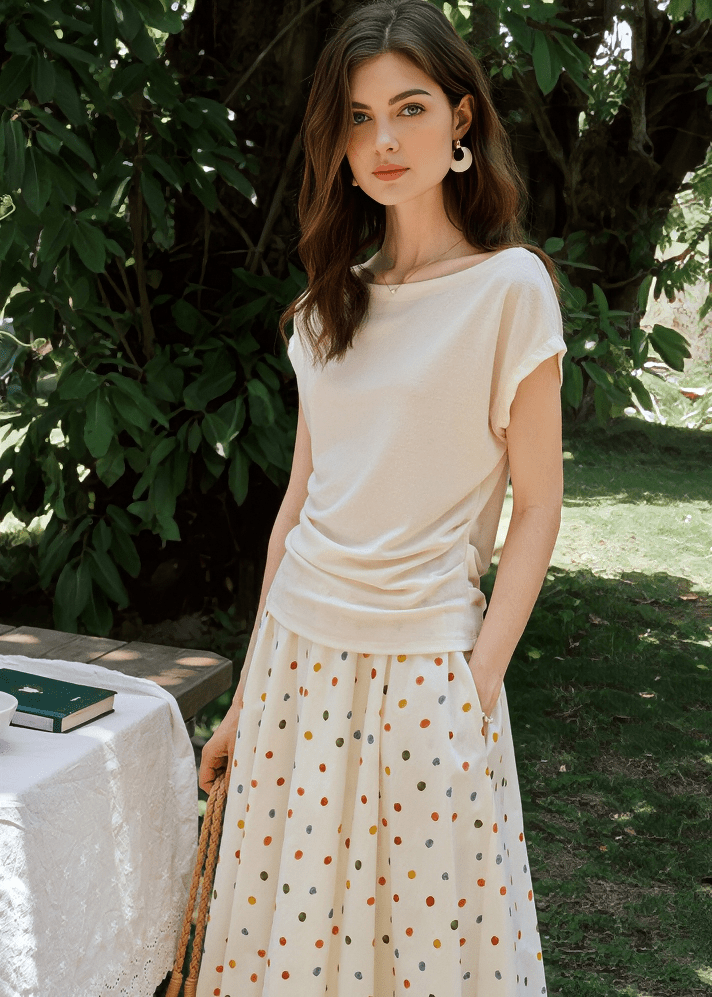 SERENE DRAPE TOP - Vera Lumina