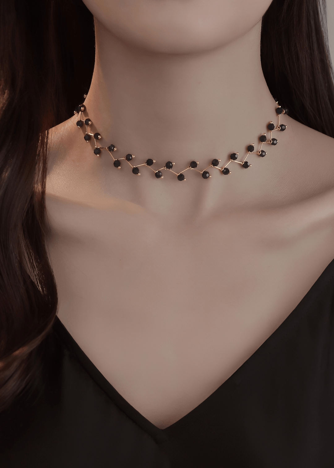 SHADOW STAR DROP LAYERED NECKLACE - Vera Lumina