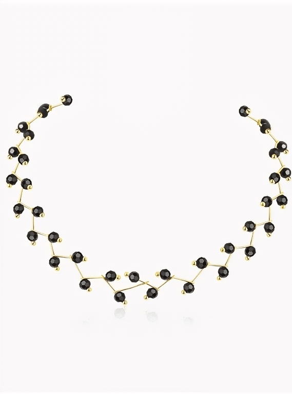 SHADOW STAR DROP LAYERED NECKLACE - Vera Lumina