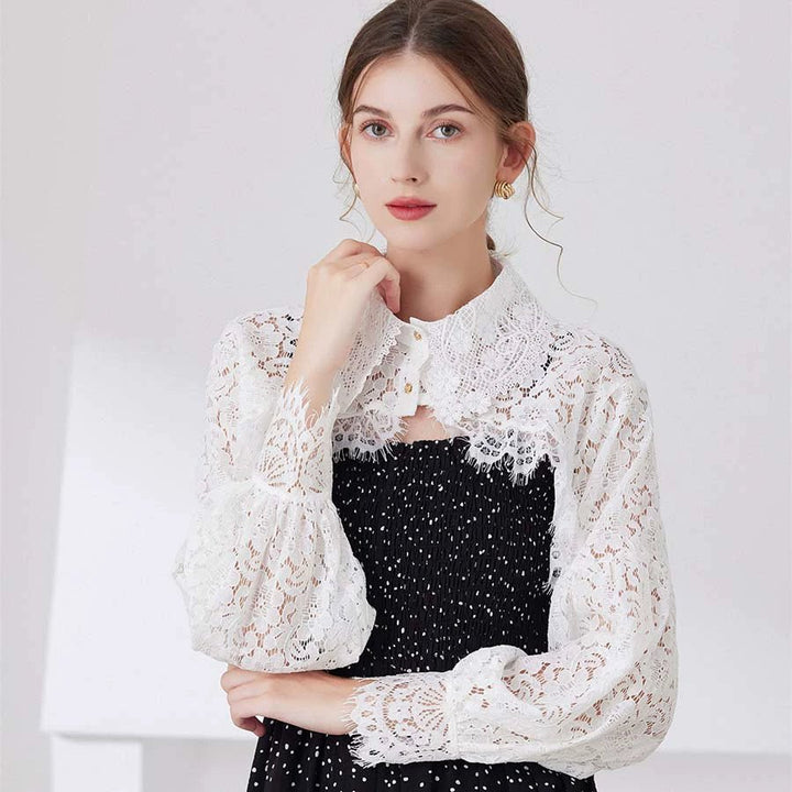 Shawl Curler Cardigan - Vera Lumina