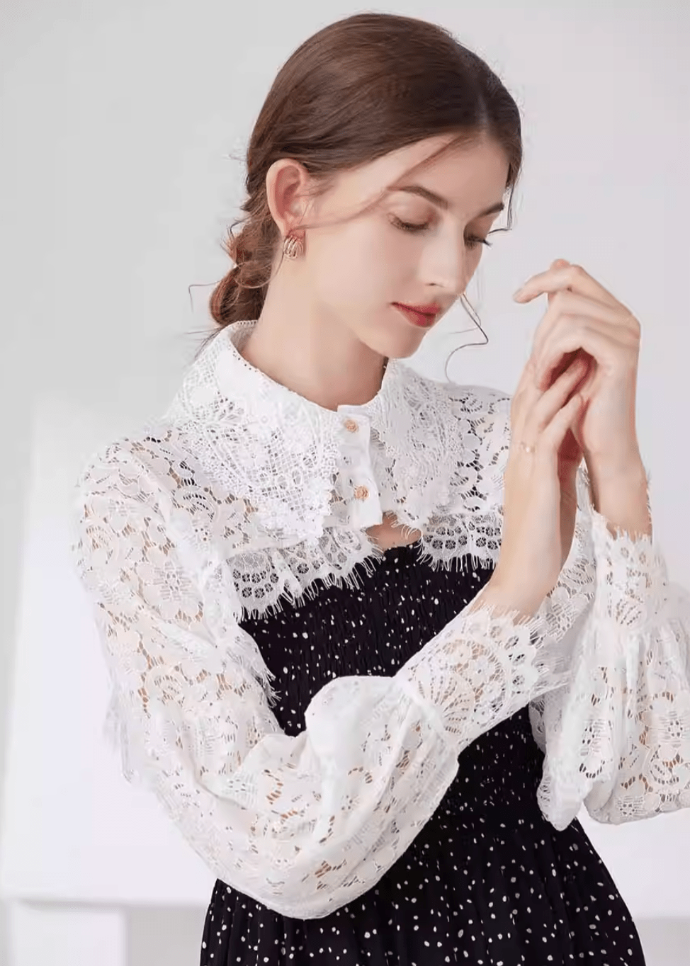 Shawl Curler Cardigan - Vera Lumina