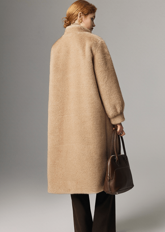SHEARLING STANCE COAT - Vera Lumina