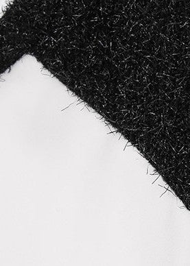 Silk black&white top - Vera Lumina