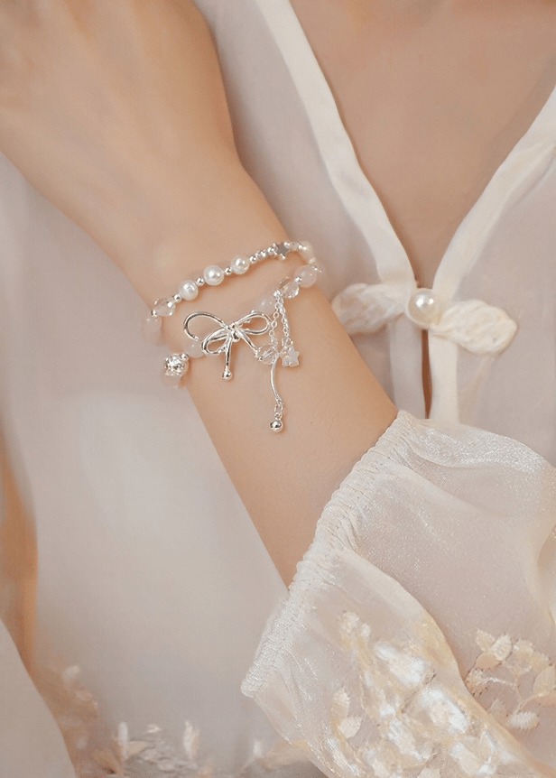 SILK RIBBON DREAMSCAPE BRACELET - Vera Lumina