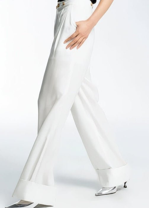 single wide leg loose pants - Vera Lumina
