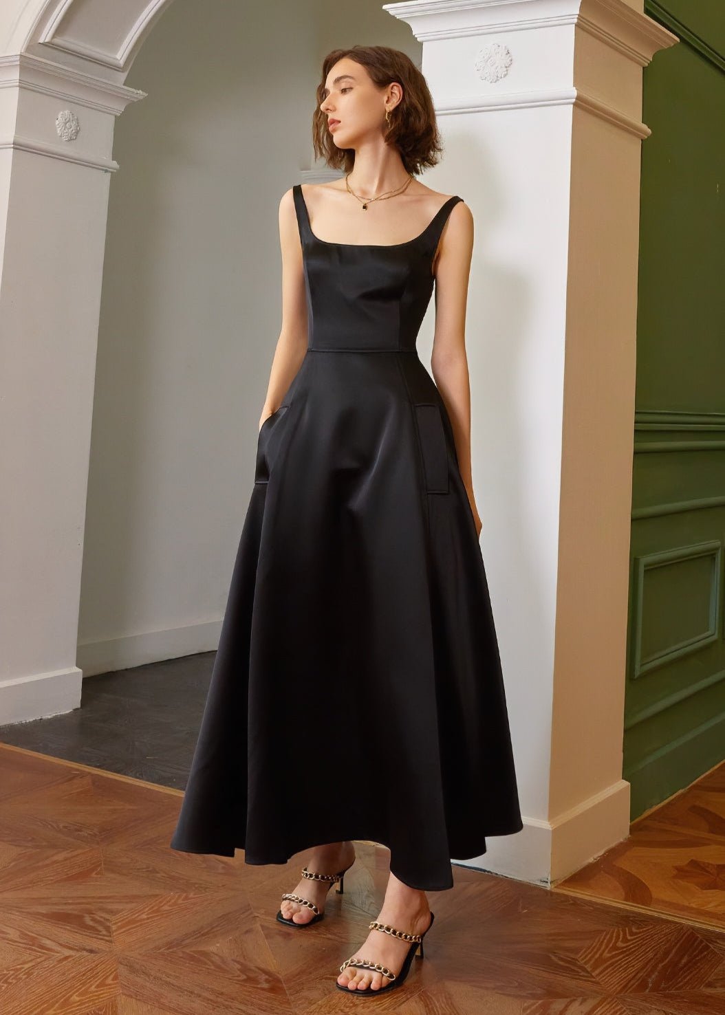 Sleeveless long skirt dress - Vera Lumina