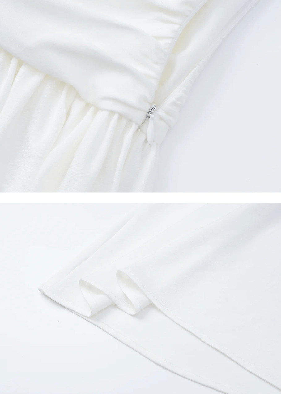 sleeveless V - neck dress - Vera Lumina