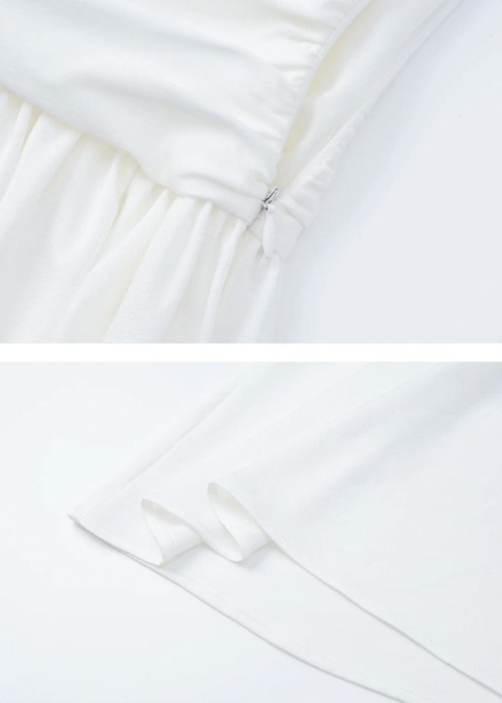 sleeveless V - neck dress - Vera Lumina