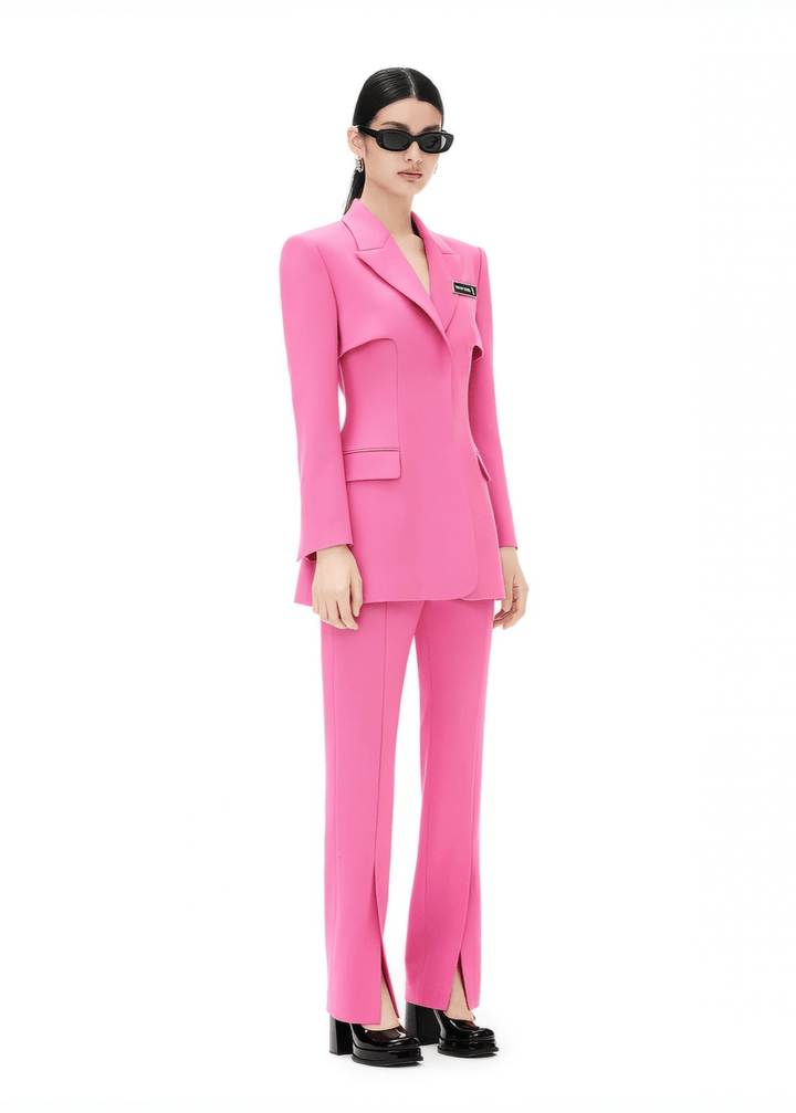 Slim deconstructed jacket & pants - Vera Lumina