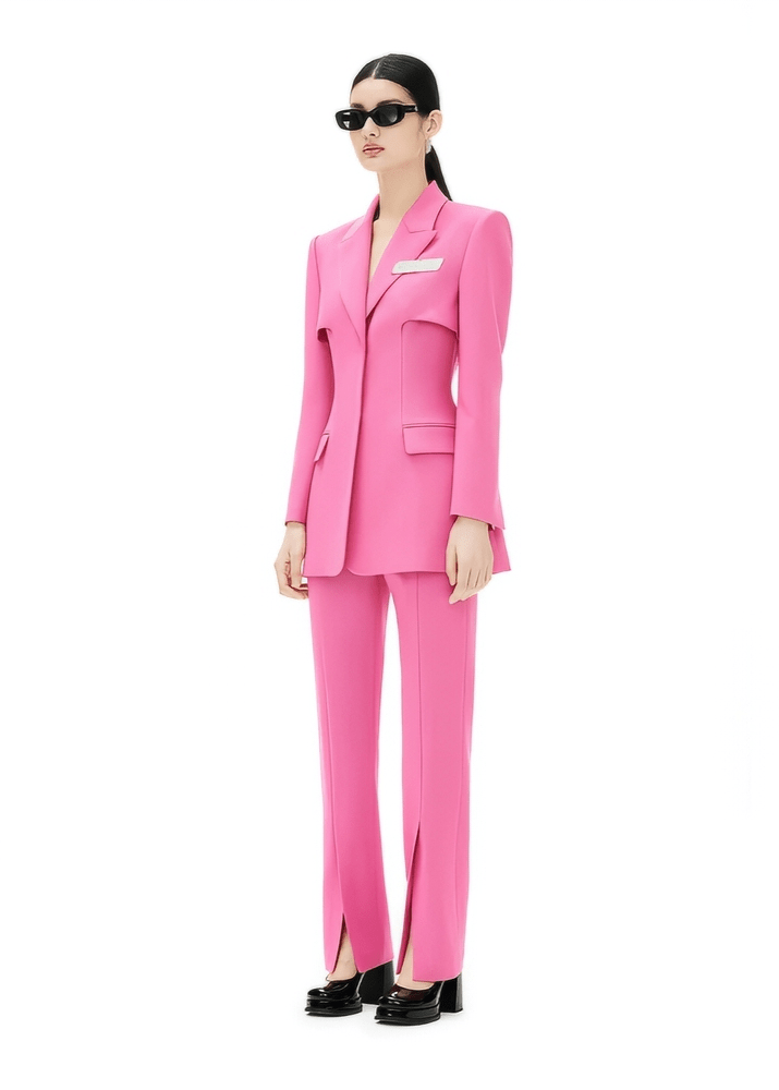 Slim deconstructed jacket & pants - Vera Lumina