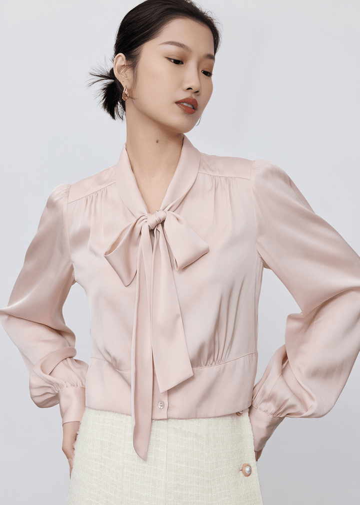 SOVEREIGN RIBBON BLOUSE - Vera Lumina