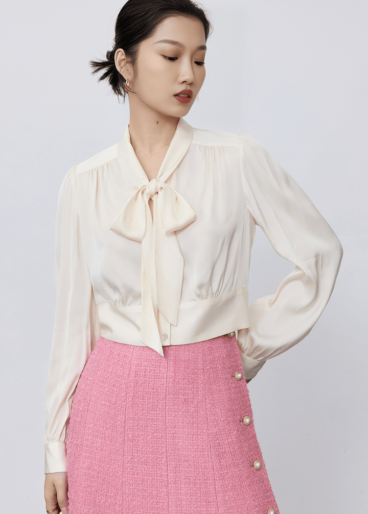 SOVEREIGN RIBBON BLOUSE - Vera Lumina