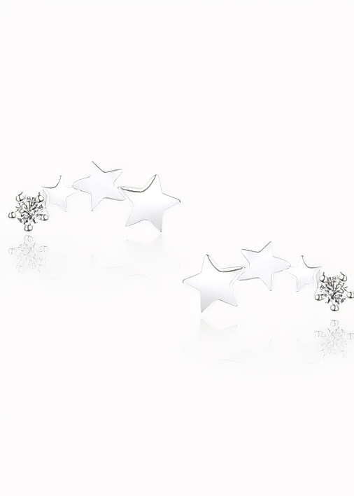 STELLAR CLIMBER PIERCED EARRINGS - Vera Lumina