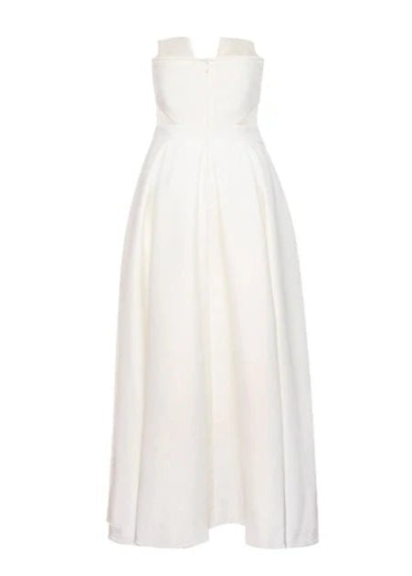 strapless midi dress - Vera Lumina
