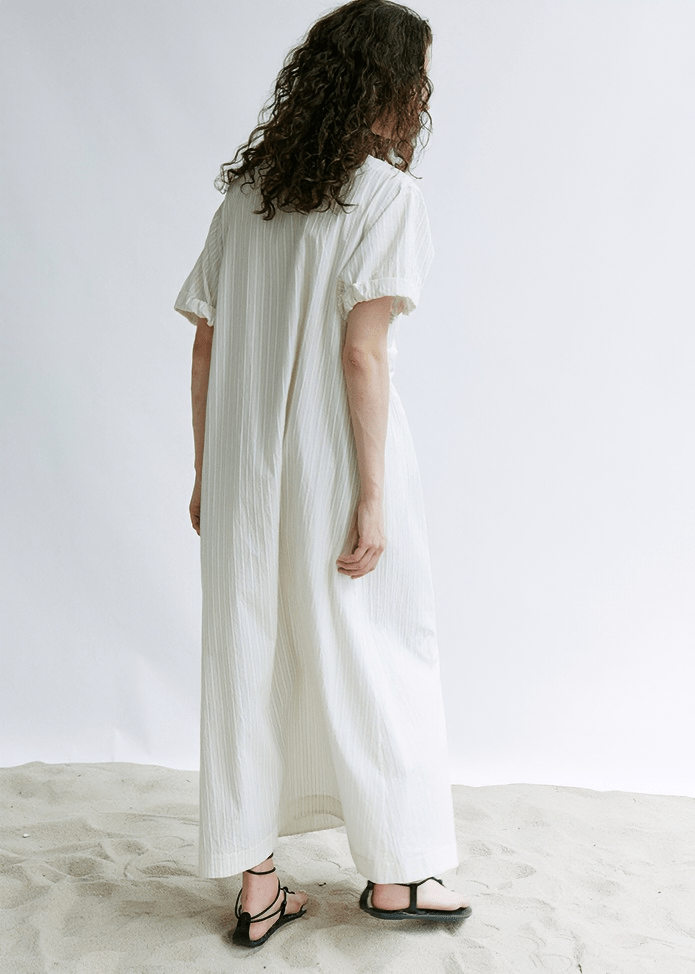 STRIPED TIE - FRONT DRESS - Vera Lumina