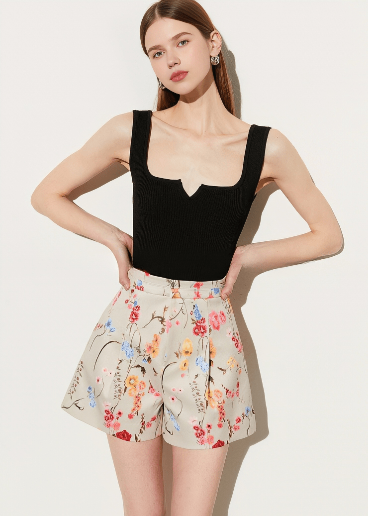 SWEETHEART RIBBED TANK TOP - Vera Lumina