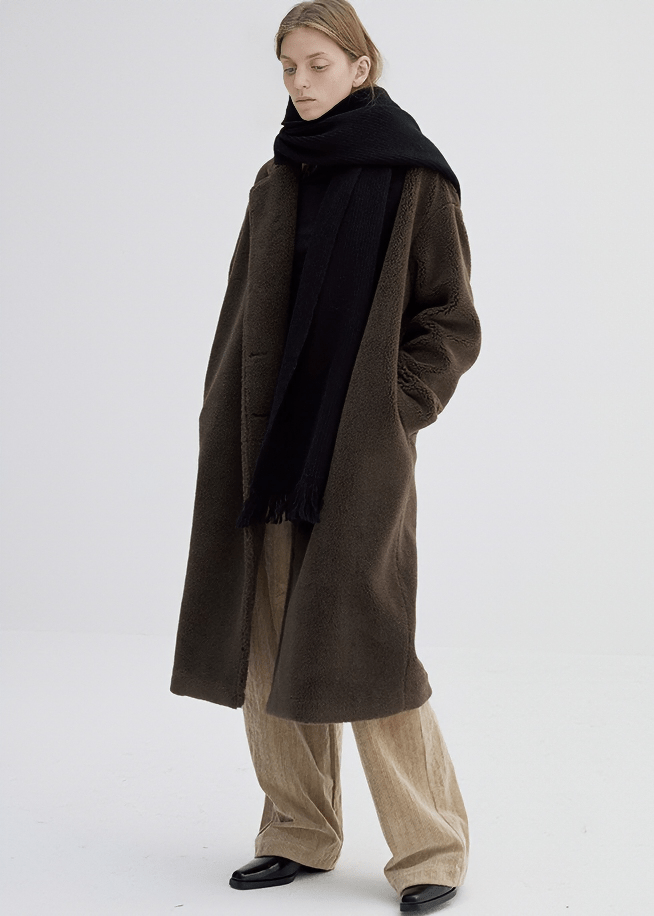 TAILORED WOOL COAT - Vera Lumina